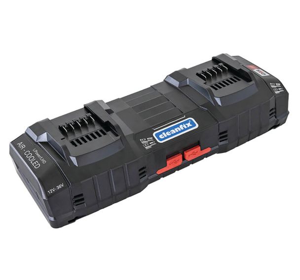 Kit 2 Batteries CAS 10 Ah + Chargeur - Cleanfix