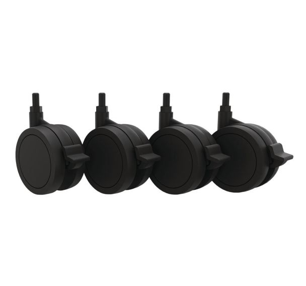 Kit 4 roulettes pour bureau EVO