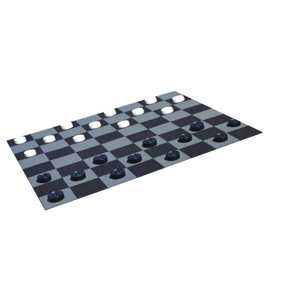 Kit Jeux Dames dalles et pions - colle PU75 + PU59