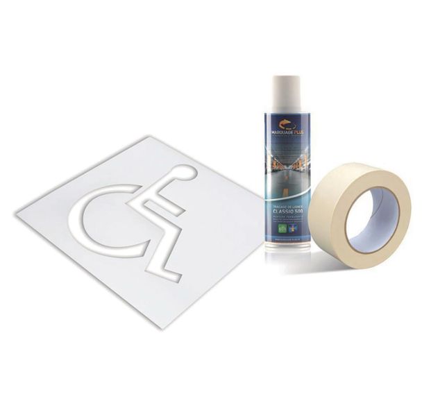 Kit Pochoir stationnement Handicap ECO
