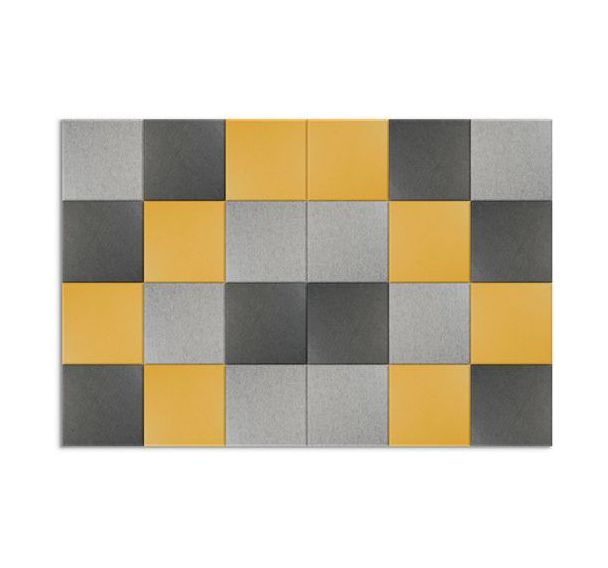 Kit combiné 24 dalles murales feutre PET acoustique - Smit Visual