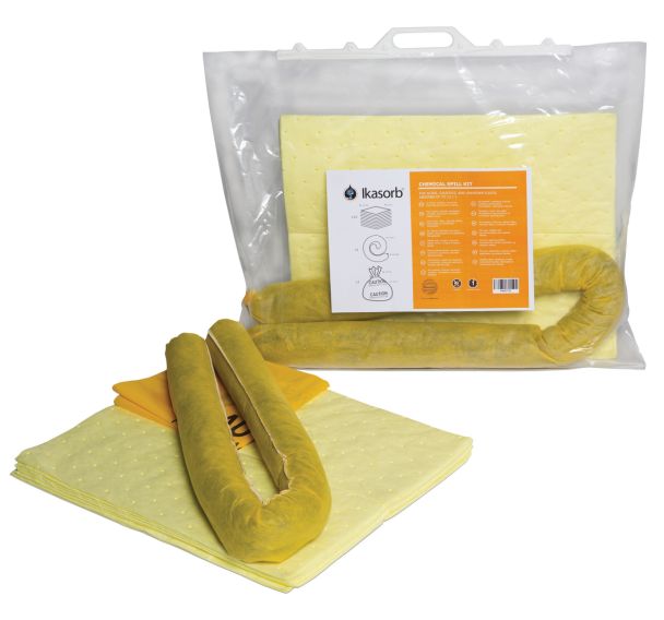Kit d'absorbants chimiques en sac 13.1 L - Manutan Expert