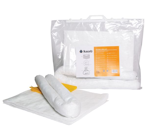Kit d'absorbants hydrocarbures en sac 15.8 L - Manutan Expert