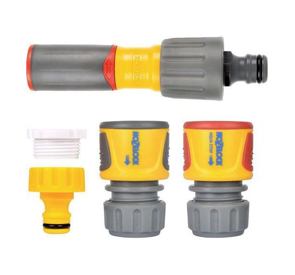 Kit d'arrosage ø19mm avec lance et raccords