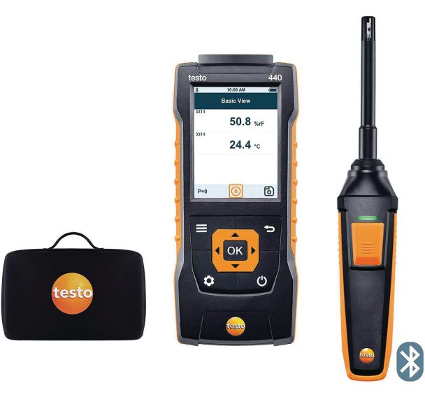 Kit d'humidité avec Bluetooth® - Testo 440