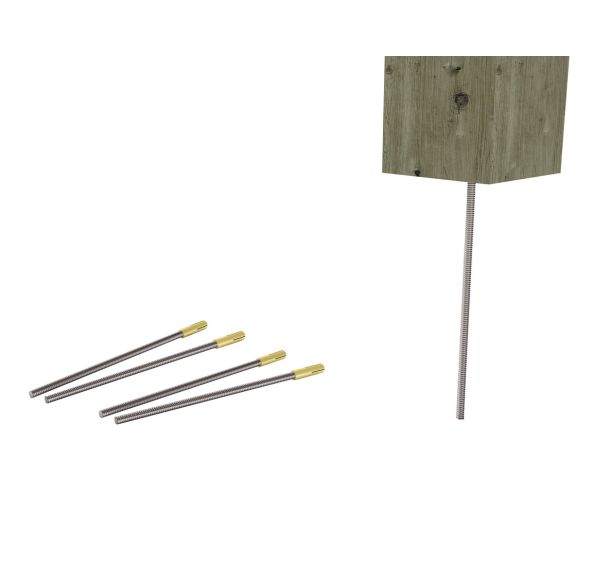 Kit de fixation tables-bancs et banc bois