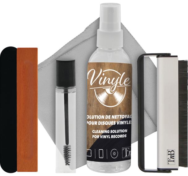 Kit de nettoyage 5 en 1 pour disques et platines vinyles