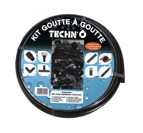 Kit goutte à goutte - 25 m - GG 501