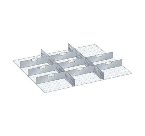 Kit matériel subdivision 45x36E (LxPxH) 765x612x300mm-lista