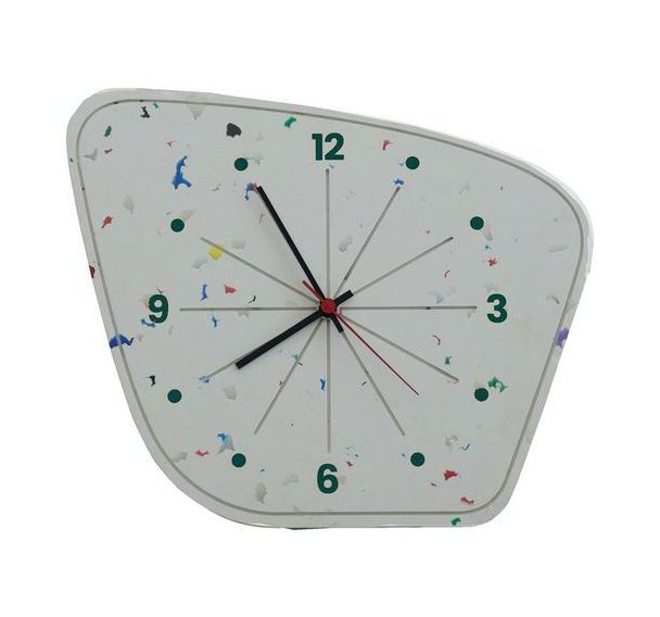 La Grande Horloge fond blanc confettis - Lalala
