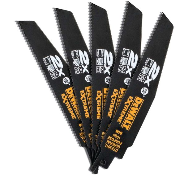 Lame scie sabre BIM pour coupe bois et métal 152mm