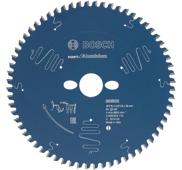 Lames de scies circulaires pour scies à onglets et radiales