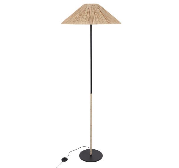 Lampadaire métal PLAYA H160 cm naturel Corep