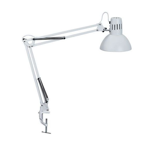 Lampe bureau MAULstudy pince E27 blanc - Maul