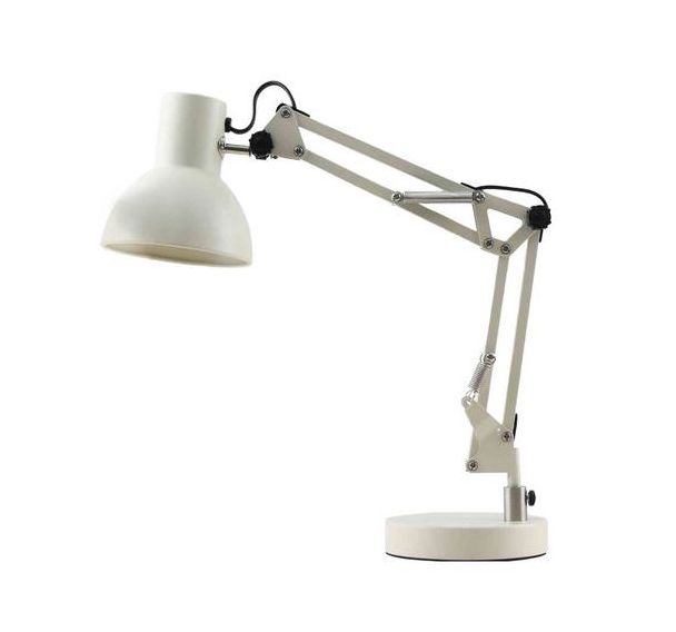 Lampe de bureau Gyros metal crème