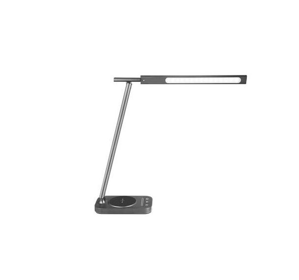 Lampe de bureau LUNA grise - ALUMINOR