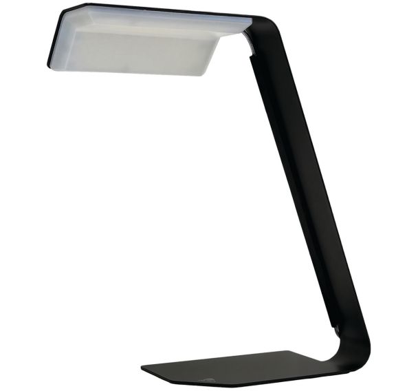 Lampe de bureau led tout métal éclairage directionnel coloris noir-Alba