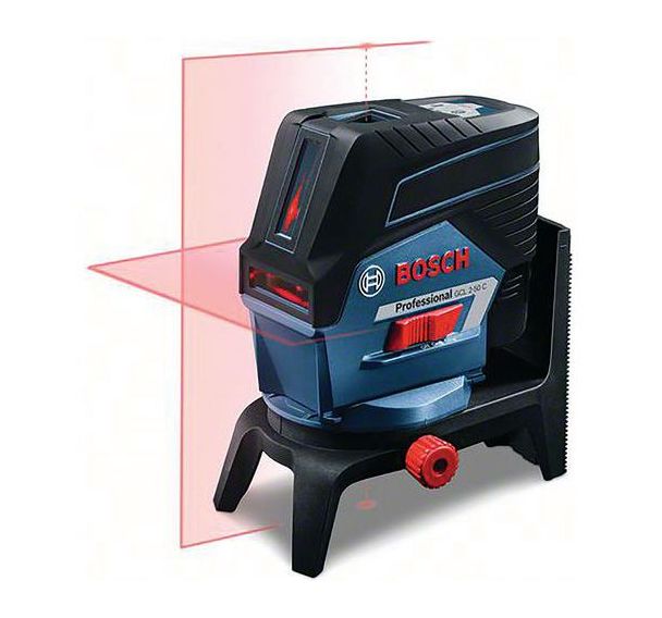 Laser points et lignes GCL 2-50 C avec RM2 et BT 150 Bosch