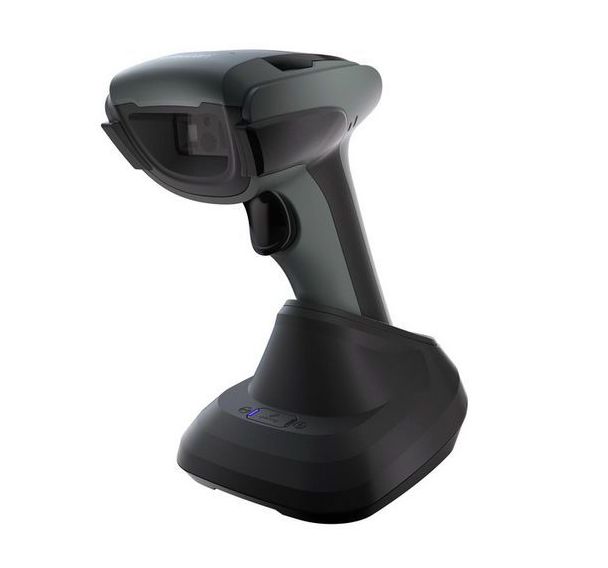 Lecteur de codes-barres et QR 1D/2D, sans fil avec support