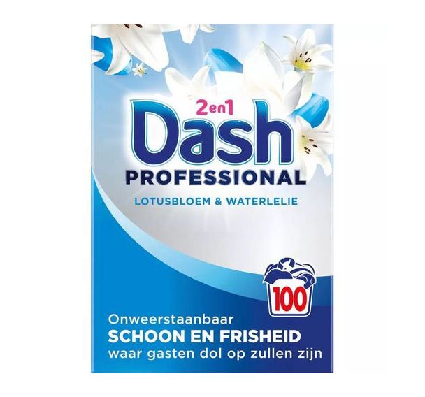 Lessive poudre 2 en 1  - 110 doses - Dash Professional