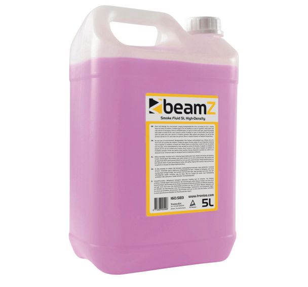 Liquide pour machine à fumée FSMF5H Haute densité 5L Rose - Beamz