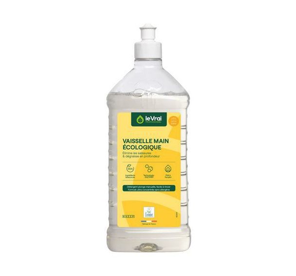 Vaisselle main écologique 1L - Le Vrai Professionnel