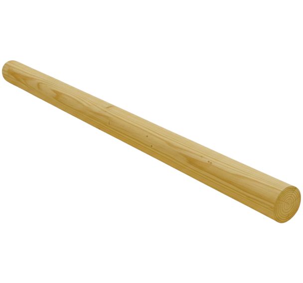 Lisse Normandie en rondin Ø 8 cm H2000 cm - pin