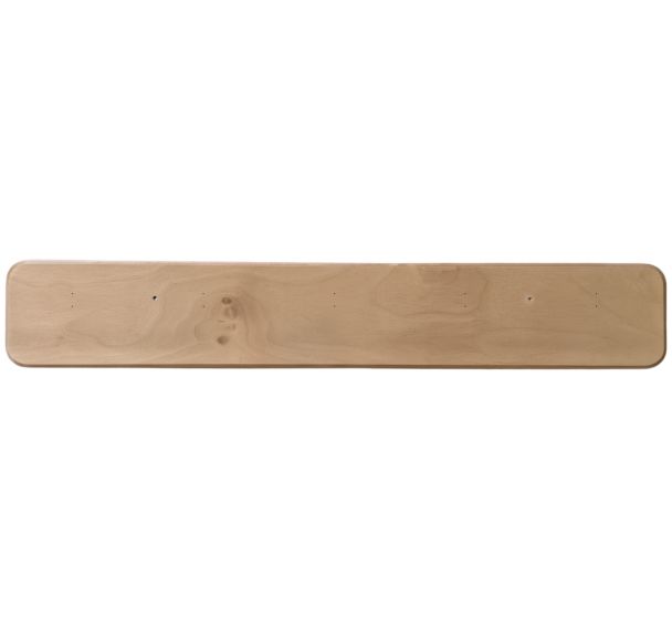 Lisse murale bois 720x140x12 mm + 10 vis-Wattelez