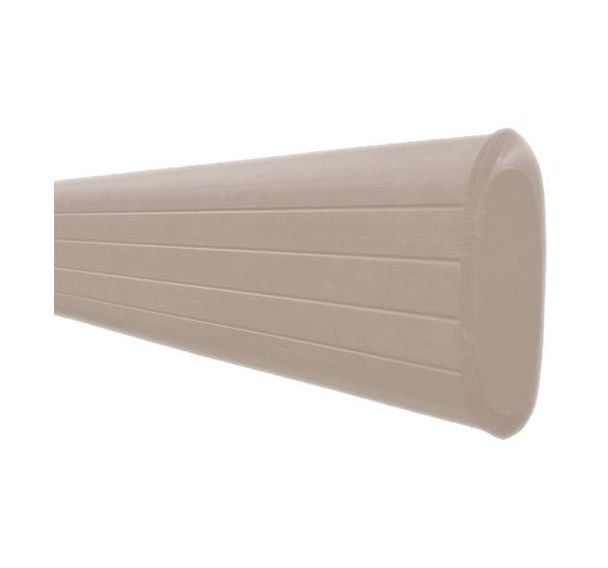 Lisse murale sur rail alveolée larg.120 mm x 6000 gris clair-Wattelez