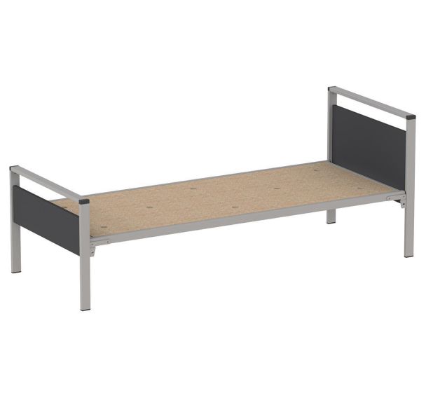 Lit Cubik 80x190 cm sommier aggloméré - Mobidecor