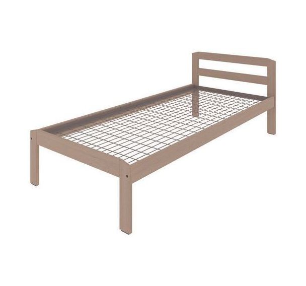 Lit JEFF tête 2 traverses sommier treillis - Enond Mobilier