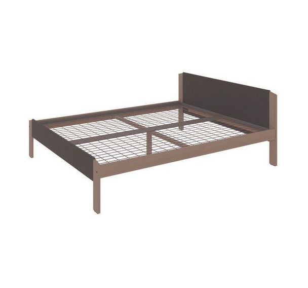Lit JEFF tête/pied sommier treillis - Enond Mobilier