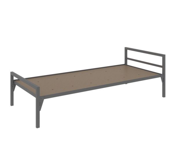 Lit métal CHATEL tête 2 traverses sommier agglo - Enond Mobilier