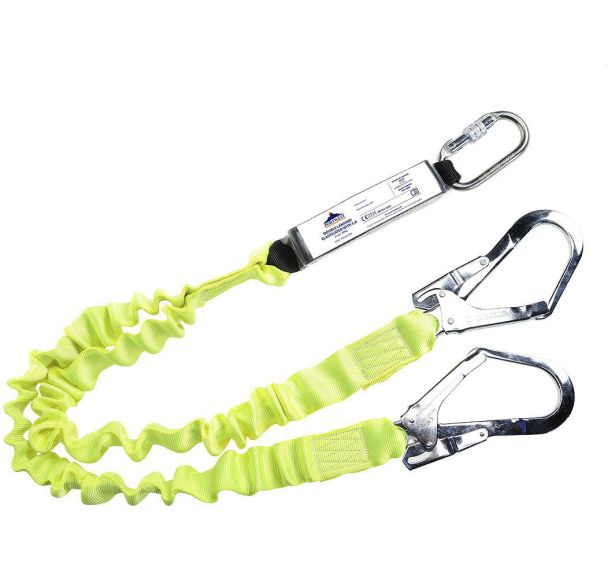 Longe élastique double avec absorbeur d'énergie - Portwest
