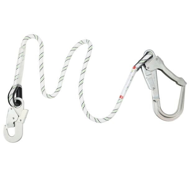 Longe simple 1,5m mousqueton échafaudage - Kratos Safety