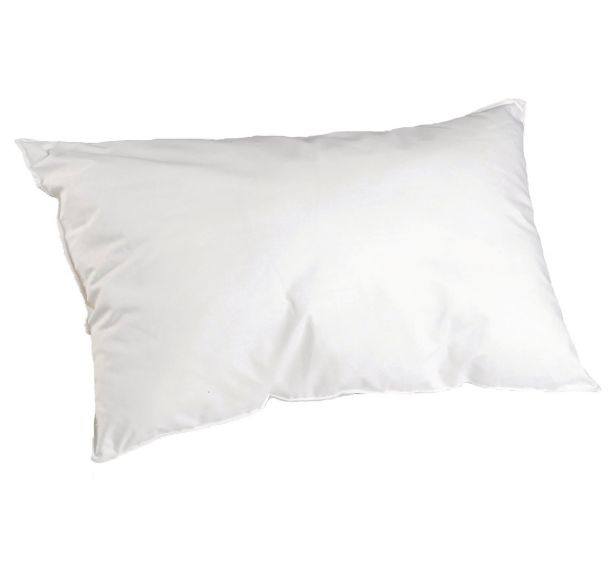 Lot 10 oreillers 40x60cm garnissage polyester coloris blanc