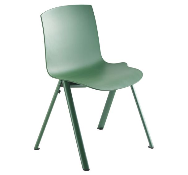 Lot 4 chaises Odei 4 pieds coque polypropylène - Sokoa