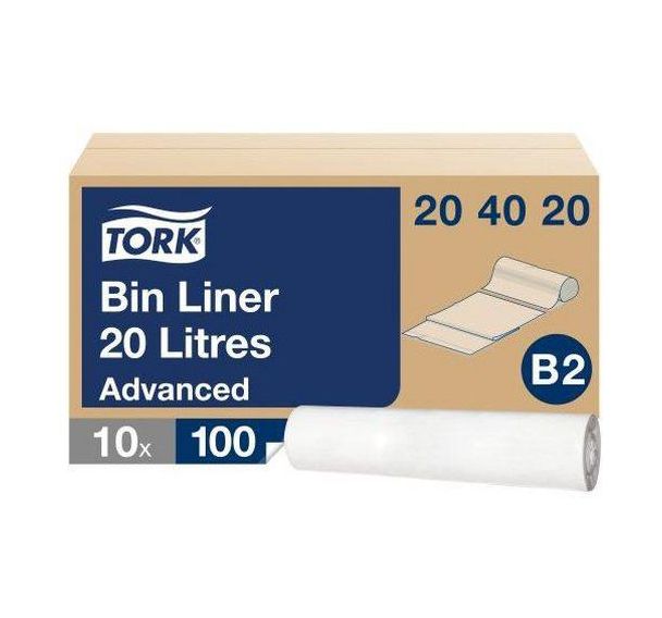 Lot de 1000 sacs poubelle en polyéthylène Cap.:20