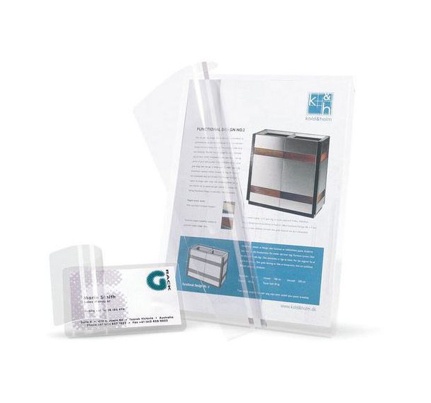 Lot de 100 100 feuilles de plastification à froid, A7, sans machine