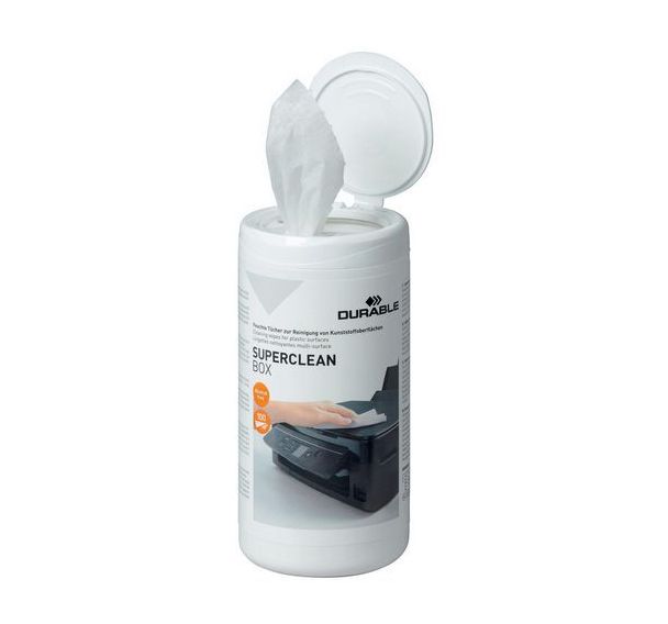 Lot de 100 Boite de lingette rechargeable SUPERCLEAN BOX - Durable