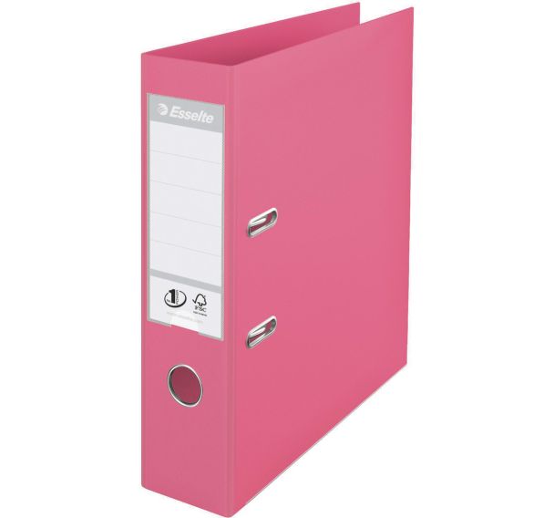 Lot de 10 Classeur à levier n°1 Power Solea - grenadine - Esselte