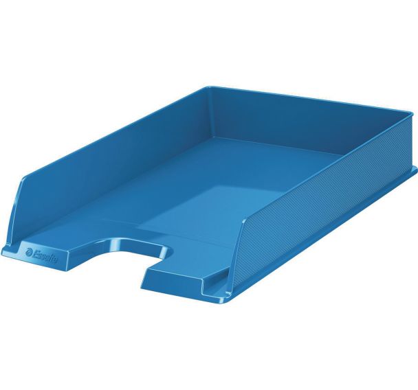 Lot de 10 Corbeille à courrier Esselte Europost VIVIDA bleu