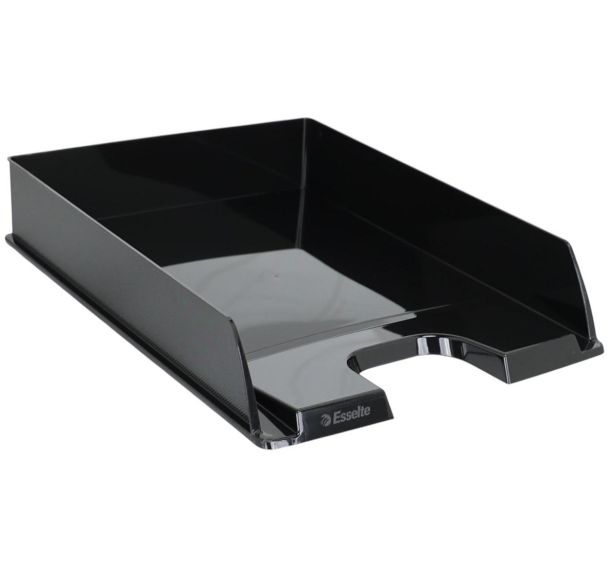 Lot de 10 Corbeille à courrier Esselte Europost VIVIDA noir