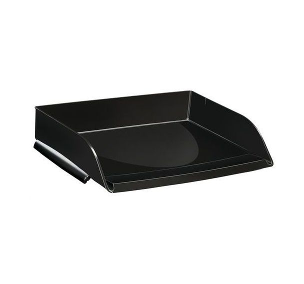 Lot de 10 Corbeilles à courrier CEP PRO - A l'italienne - Noir