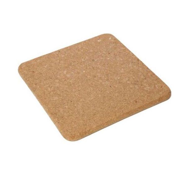 Lot de 10 Dessous de plat en liège 20X20 cm