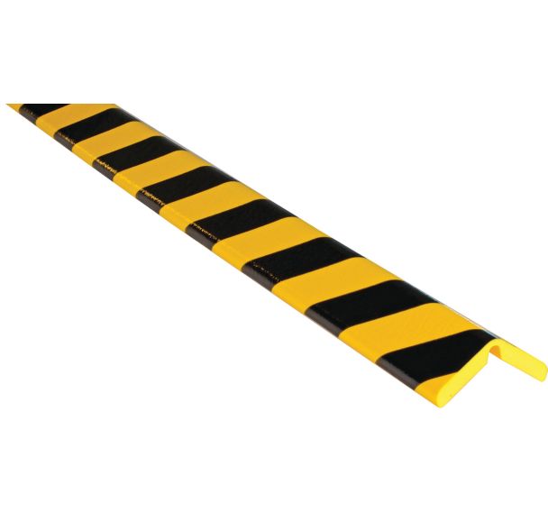 Lot de 10 Profilé de protection Noir/Jaune Type H+ Flex en 10x1m