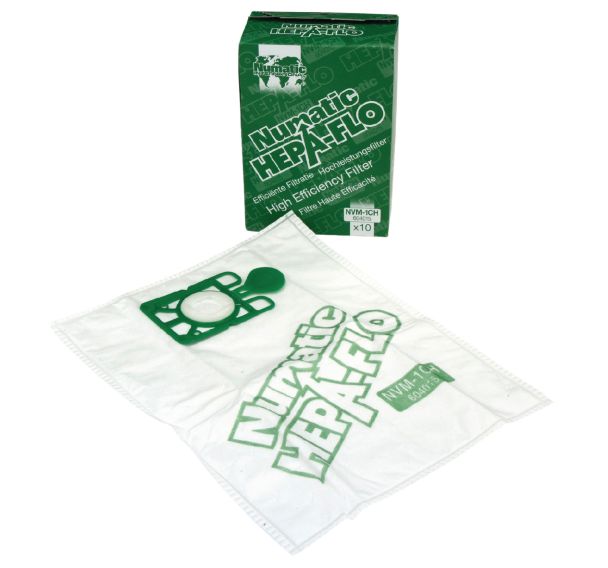 Lot de 10 Sac à poussière Hepaflo NVM-2Bh
