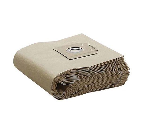 Lot de 10 Sacs papier pour aspirateur T 15/1 et T17/1 Karcher