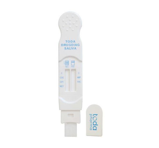 Lot de 10 Test salivaire cinq drogues - Farmor