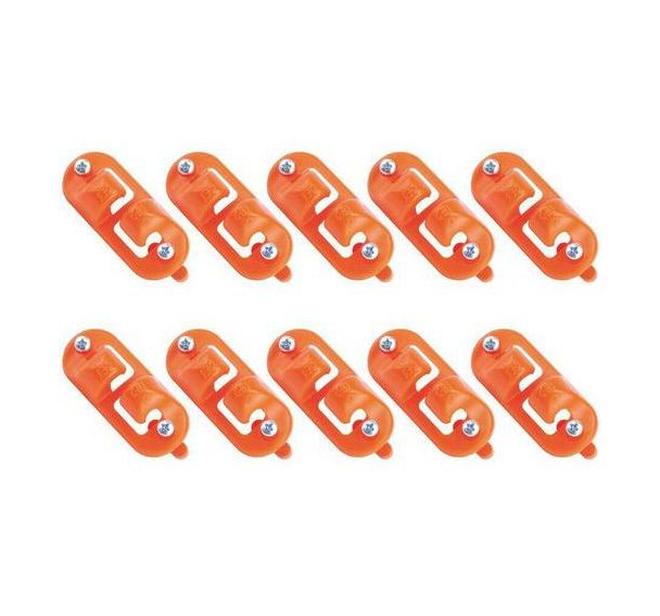 Lot de 10 crochets double GES pour buts de football et de handball